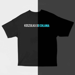 Bekowa oversize - Koszulka do chlania świecąca w ciemności XXL Czarny