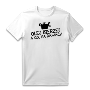Koszulka moto - Olej bierze? XXL Biały
