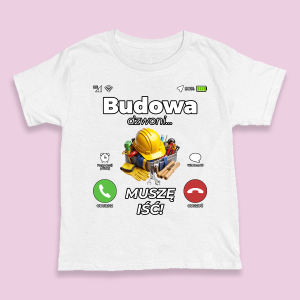 Śmieszna koszulka na urodziny - Budowa dzwoni XL Biały