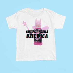 Śmieszna koszulka memowa - autystyczna dziewica XXL Biały
