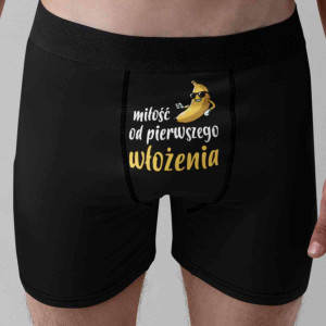 Preznet śmieszny - Majtki miłość od wlożenia XXL