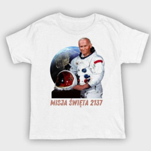 Koszulka bekowa JP2 - Misja święta prezent - L - Biały