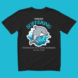 Śmieszna koszulka - Endless Suffering (Everyday Is A New Horror) 3XL Czarny