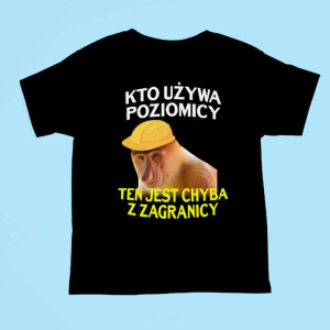 Bekowa koszulka do pracy - Kto uzywa poziomicy XXL Czarny