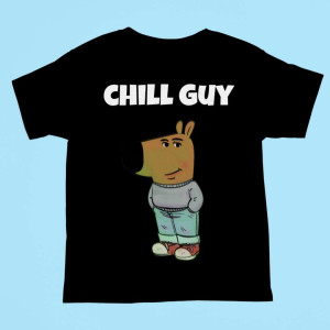 Koszulka bekowa - chill guy XXL Czarny
