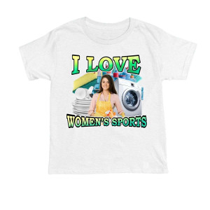 Koszulka vintage bekowa bootleg - I Love Women's sports XXL Biały
