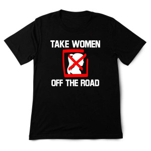 Bekowa koszulka samochodowa - Take women off the road XXL Czarny
