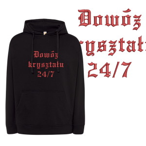Bekowa śmieszna haftowana bluza na prezent - Dowóz kryształu XXL Czarny