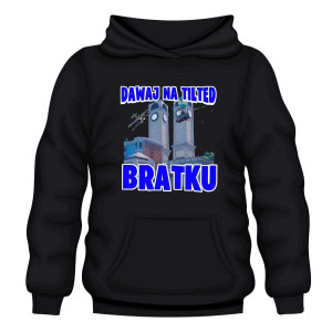 Smieszna bluza fortnite - dawaj na tilted XXL Czarny