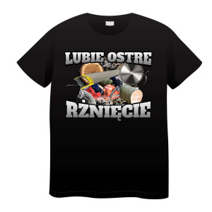 Bekowa koszulka - Lubię ostre rżnięcie XXL Czarny