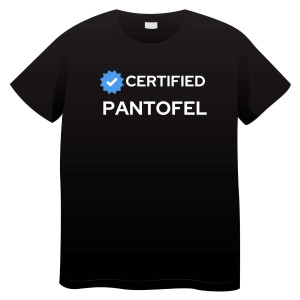 Koszulka certified pantofel dla niego XXL Czarny