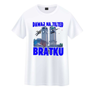 Koszulka fortnite - Dawaj na tilted bratku XXL Biały