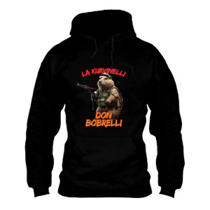 Bluza śmieszna memowa - Boberlli kurvinelli XXL Czarny