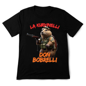 La kurvinelli don bobrelli - Bekowa koszulka bober XXL Czarny