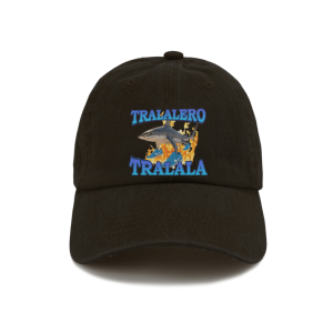 Śmieszna truckerka czapka - Brainrot tralalero tralala