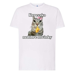 Koszulka vintage prezent dla kolegi - kurevsko nedobre novinky XXL Biały