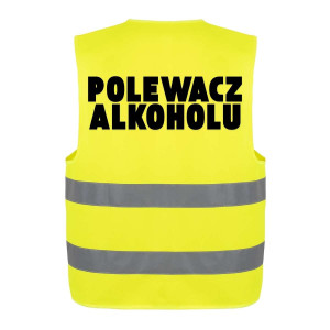 Bekowa koszulka Kamizelka odblaskowa - Polewacz alkoholu 3XL Czarny