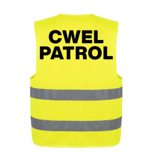 Bekowa koszulka Kamizelka odblaskowa - Cwel Patrol 3XL Czarny
