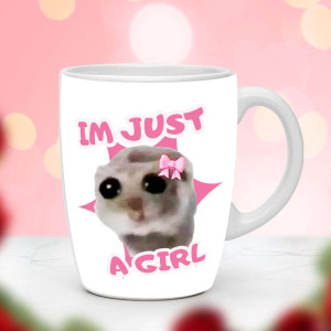 Śmieszny prezent do pracy - Kubek I'm just a girl
