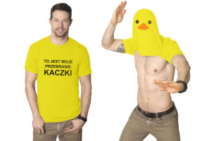 Koszulka bekowa karnawałowa - To moje przebranie kaczki L