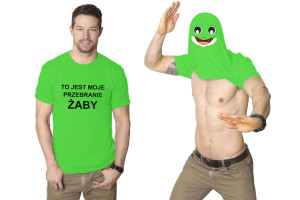 Koszulka śmieszna przebranie kostium - To moje przebranie Żaby 3XL