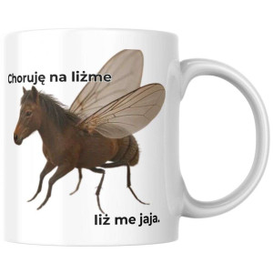 Śmieszny bekowy Kubek - liż me jaja