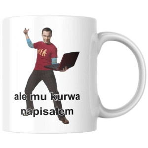 Śmieszny bekowy Kubek - ale mu napisałem