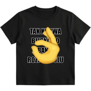 Śmieszna bekowa Koszulka - tak kvrwa blisko do jeb@nego r0zpierdolu XXL Czarny