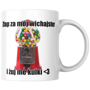 Śmieszny bekowy Kubek - żuj me kulki