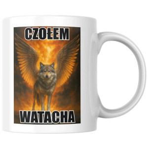 Śmieszny bekowy Kubek - czołem watacha