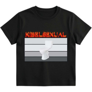 Śmieszna bekowa Koszulka - kibelsexual XXL Czarny