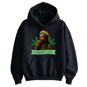 Śmieszna bekowa Bluza - Zjarany cw3l XXL Czarny