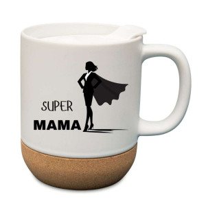 Kubek korkowy na prezent - super mama