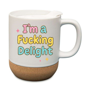 Kubek na prezent korkowy - I'm a fckn delight