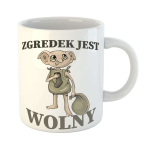 Zabawny kubek prezent - zgredek jest wolny
