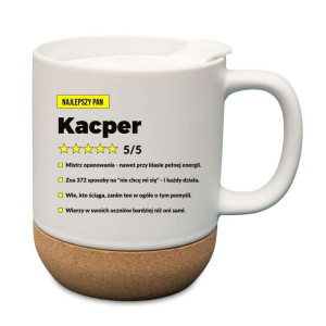 Kubek na prezent korkowy - najlepszy pan...