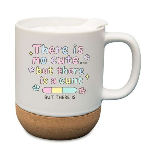 Kubek na prezent korkowy - there is no cute