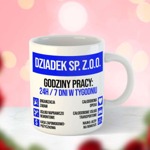 Kubek prezent dla dziadka - dziadek sp. z.o.o.