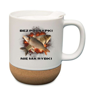 Śmieszny kubek korkowy na prezent - bez podsypki