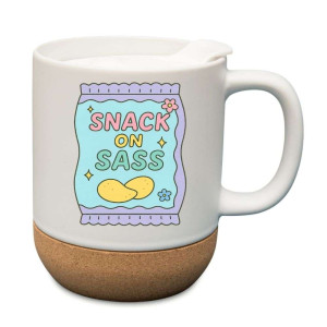 Kubek na prezent korkowy - snack on sass