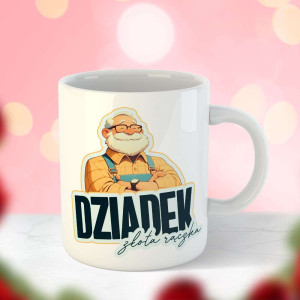 Kubek prezent dla dziadka - dziadek złota rączka