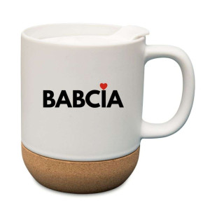 Kubek prezentowy korkowy dla babci - babcia