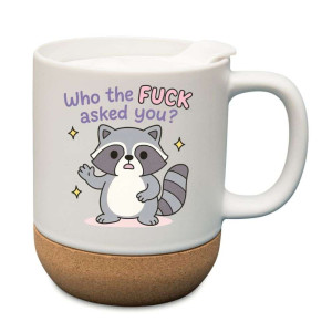 Kubek na prezent korkowy - who asked you