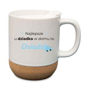 Kubek prezentowy korkowy dla dziadka - najlepsze u dziadka