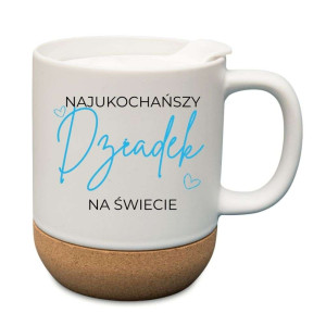 Kubek prezentowy korkowy dla dziadka - najukochańszy dziadek