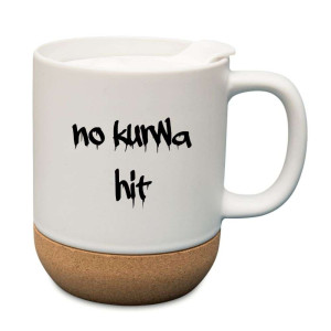 Kubek na prezent korkowy - no kvrwa hit