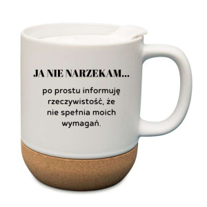 Kubek korkowy na prezent - ja nie narzekam