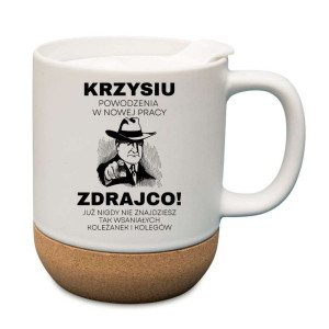 Kubek korkowy na prezent - zdrajco