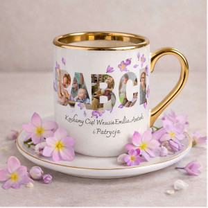 Kubek personalizowany elegante dla Babci - zdjęcia