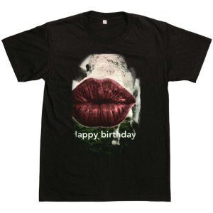 Tshirt prezent urodzinowy - happy birthday krowa XXL Biały